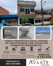 Casa en Venta en El Centro Cojutepeque, Cuscatlán